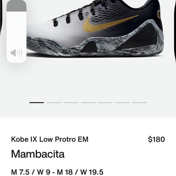 Nike Kobe IX Low Protro EM Black and Gold Shoes - Picture 2 of 3